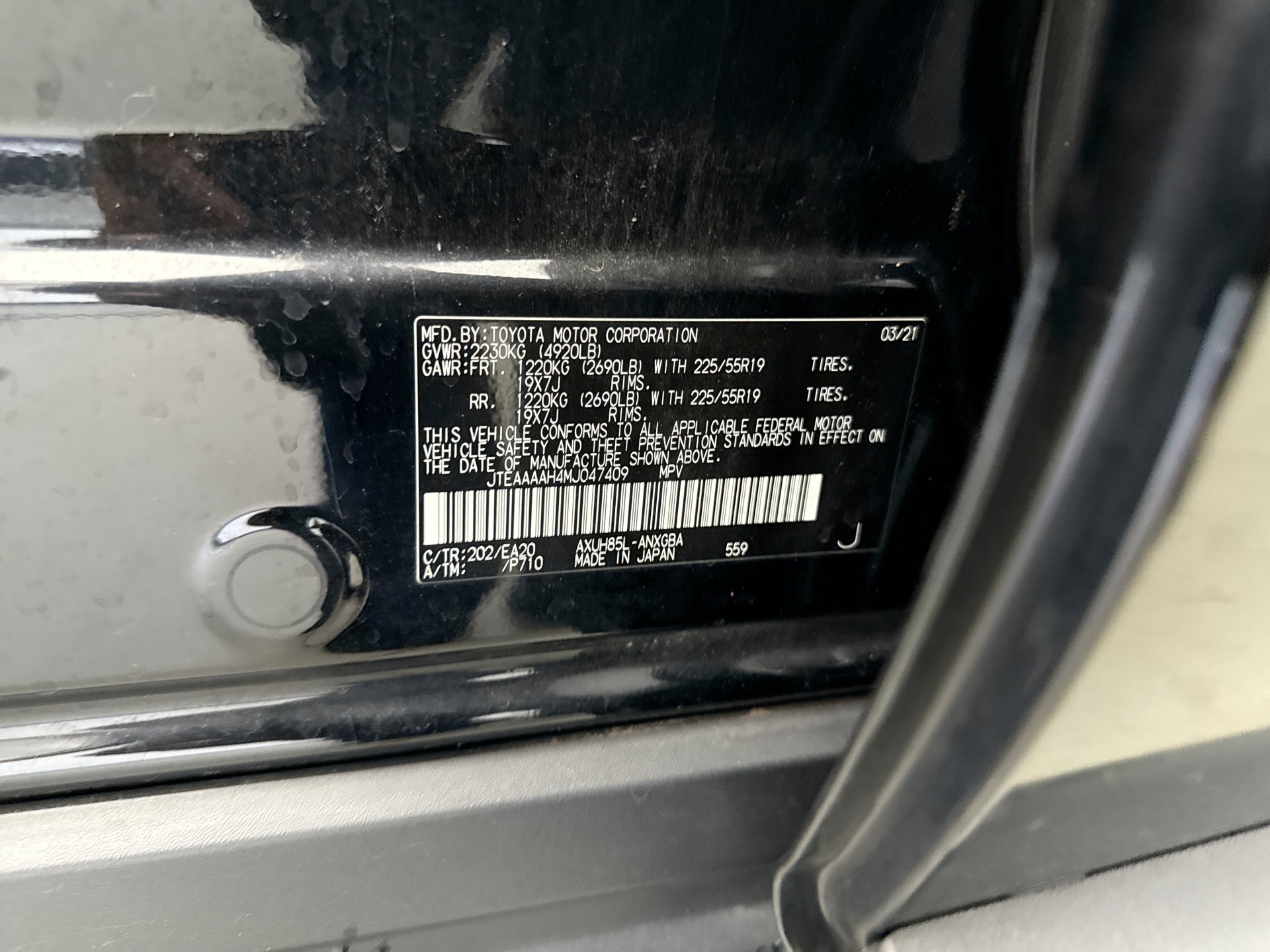Used 2021 Toyota Venza XLE w/ Softex Package AWD/4WD image 20