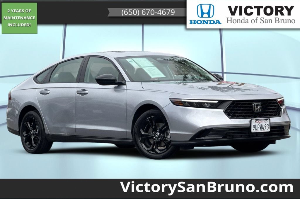 Certified 2025 Honda Accord SE