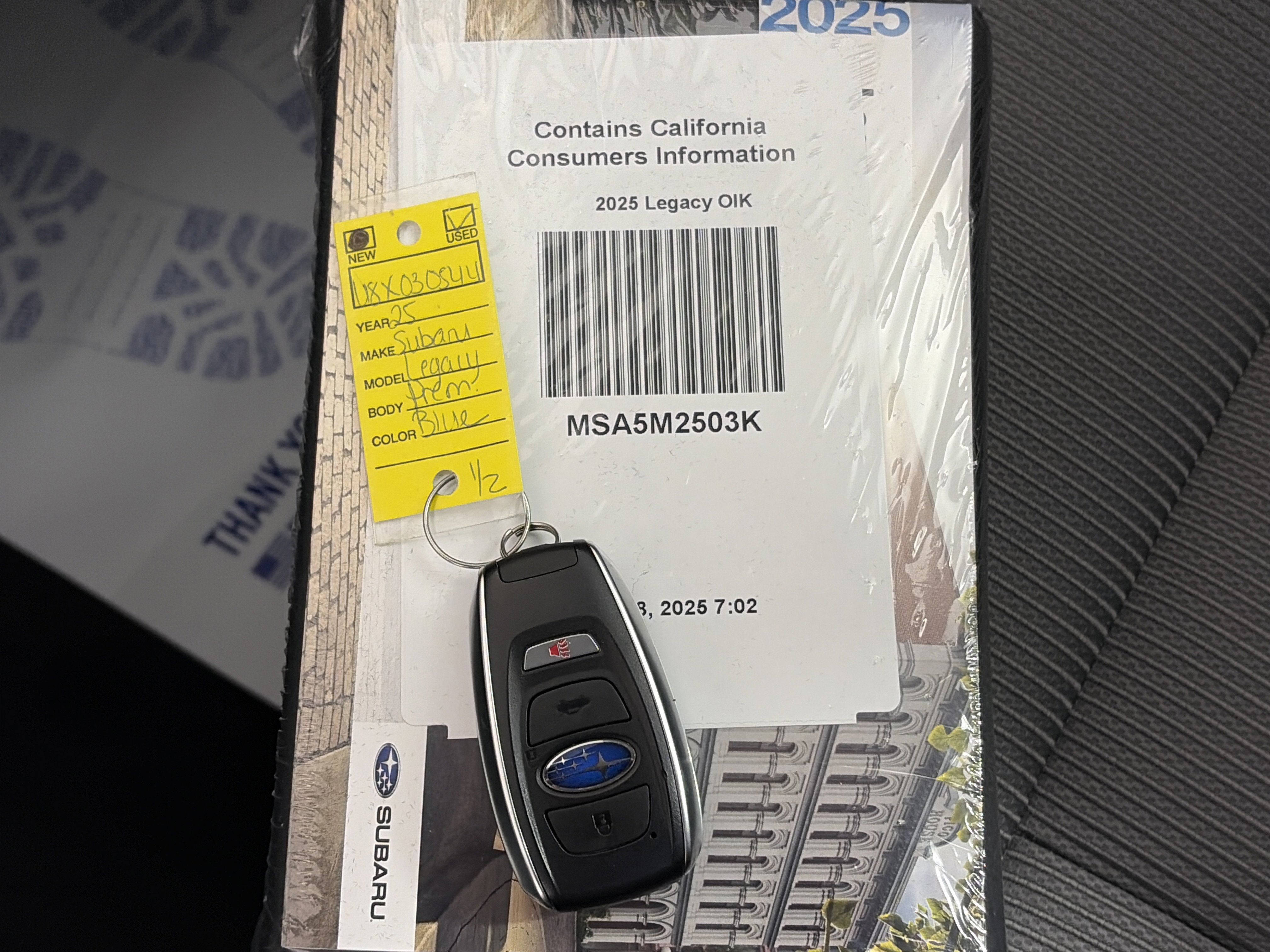 New 2025 Subaru Legacy Premium AWD/4WD image 32