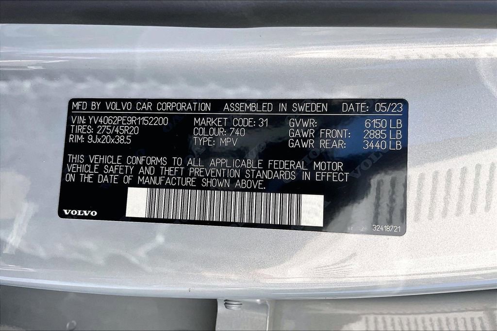 Used 2024 Volvo XC90 B6 Plus w/ Protection Package Premier image 31