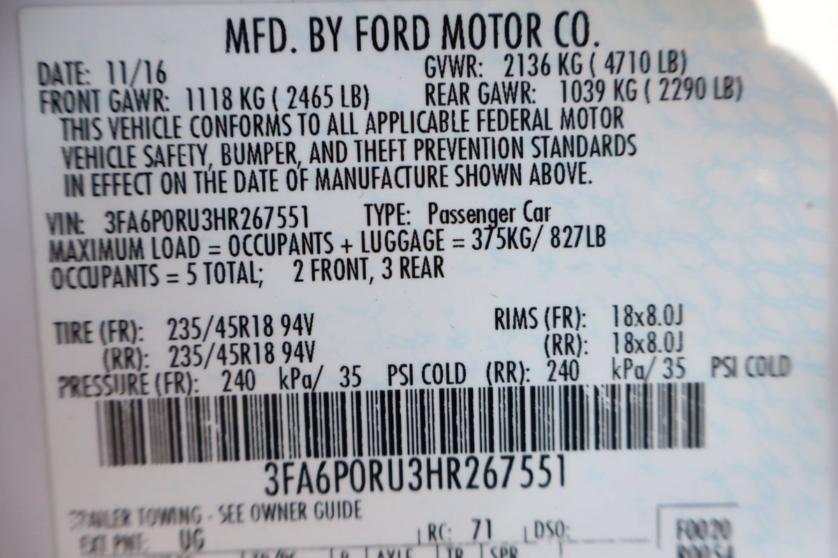 Used 2017 Ford Fusion Titanium FWD image 47