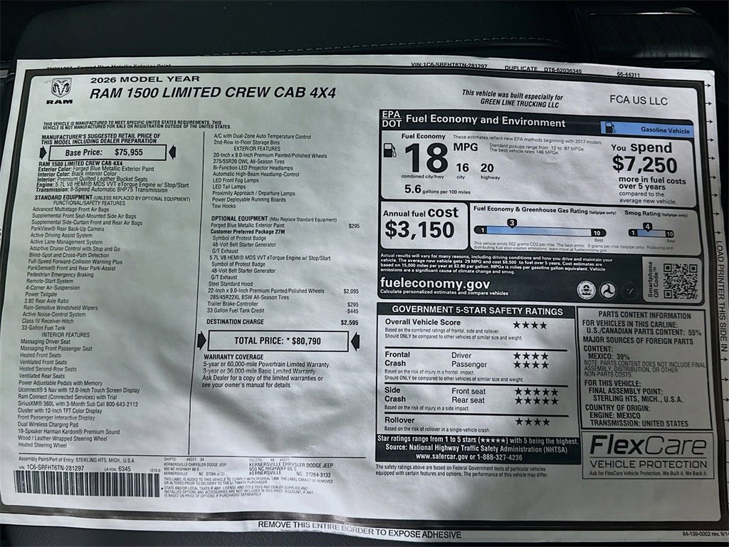 New 2026 RAM 1500 Limited image 21