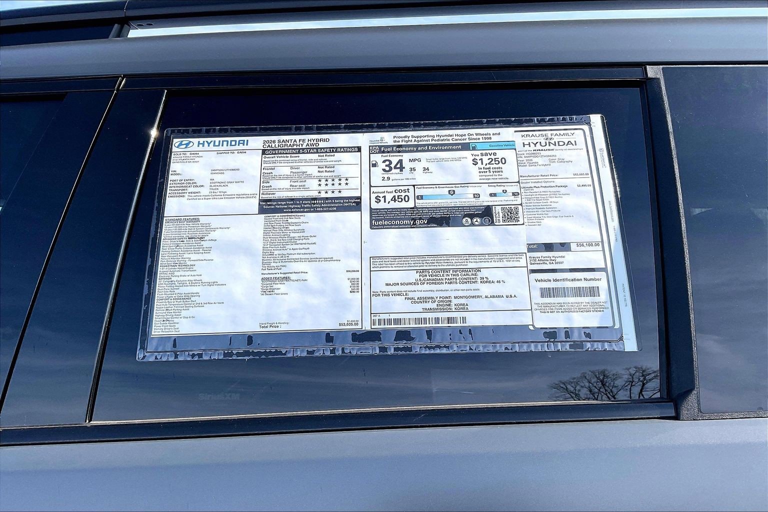 New 2026 Hyundai Santa Fe Calligraphy image 14