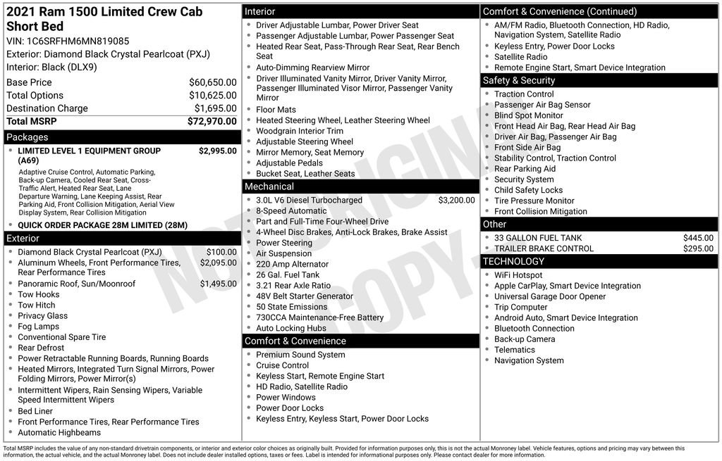 Used 2021 RAM 1500 Limited image 11