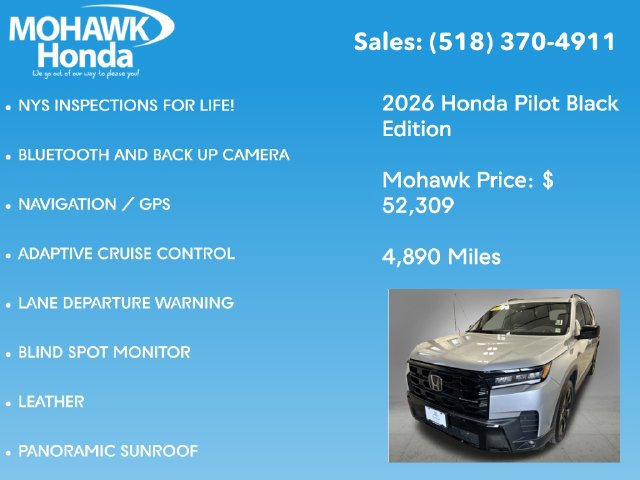 Certified 2026 Honda Pilot Black Edition image 8