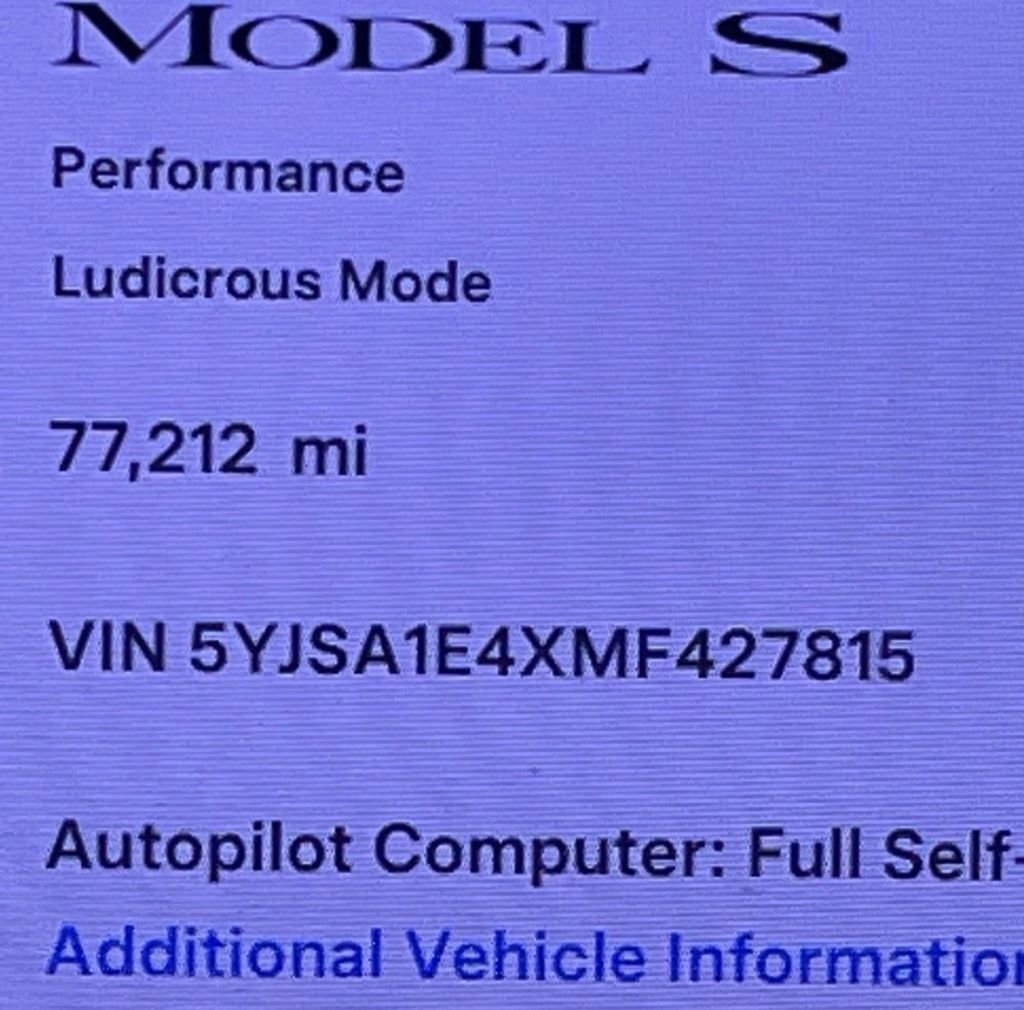 Used 2021 Tesla Model S Performance AWD/4WD image 13