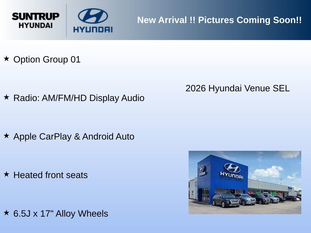 Used 2026 Hyundai Venue SEL FWD image 2