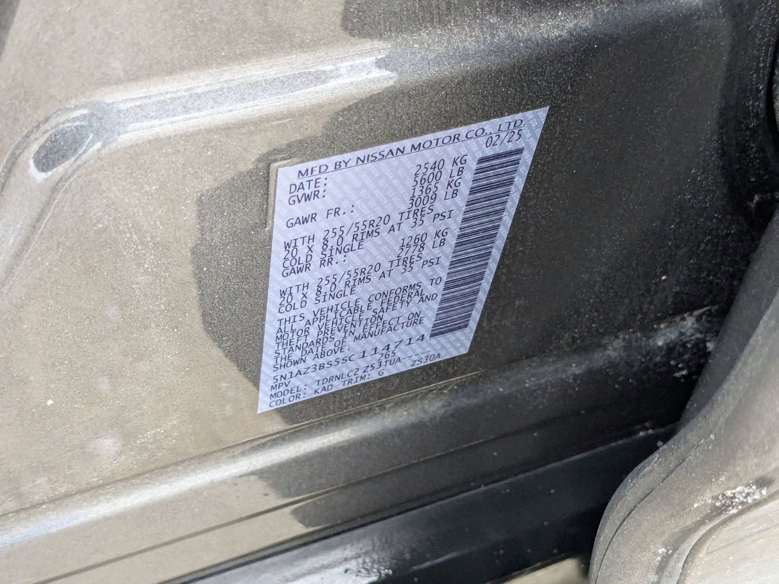 Certified 2025 Nissan Murano SV image 36