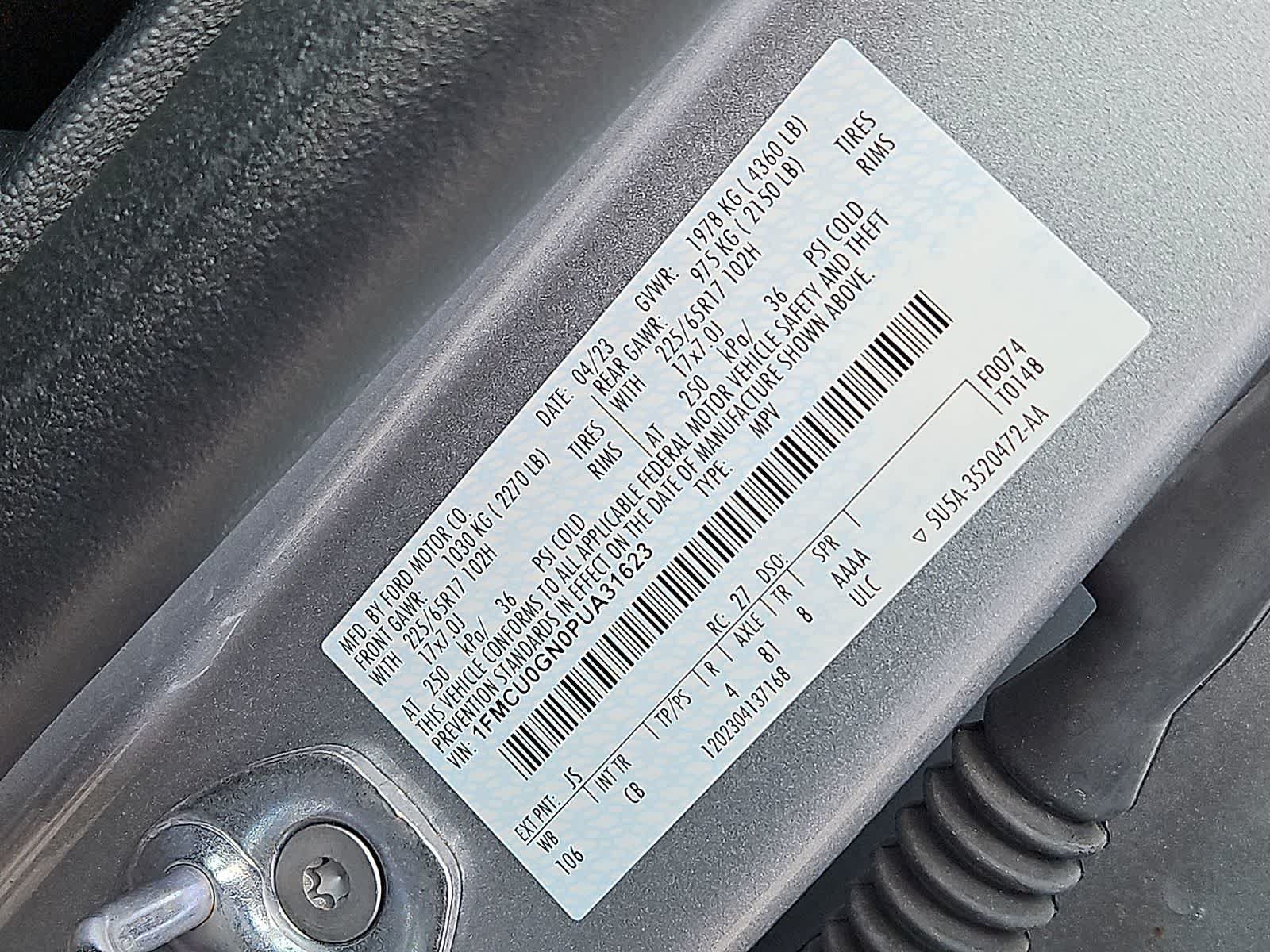 Used 2023 Ford Escape Active w/ Tech Pack #2 FWD image 32