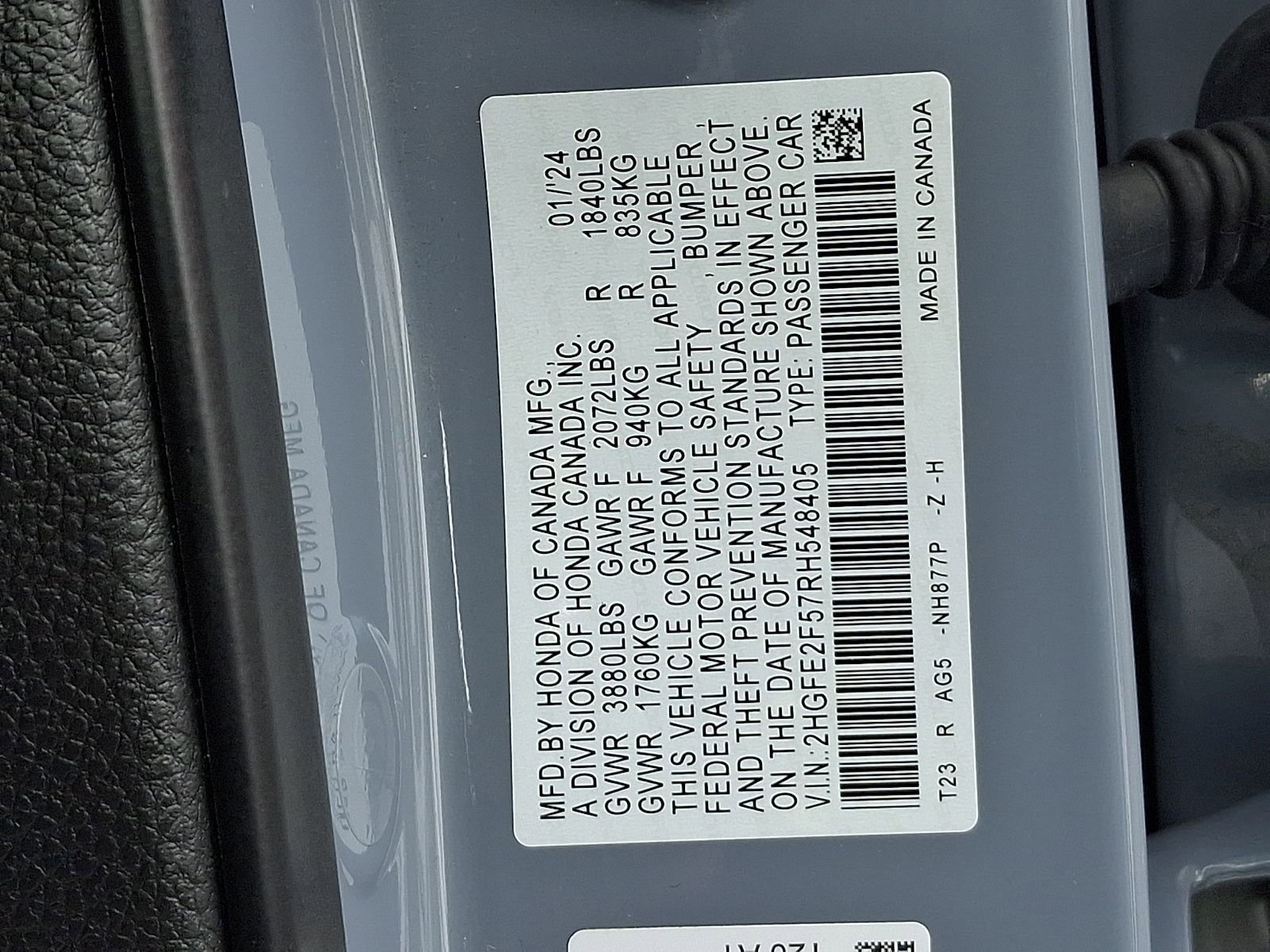 Used 2024 Honda Civic Sport image 26