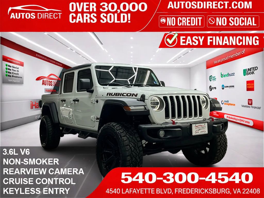 Used 2021 Jeep Gladiator Rubicon w/ Uconnect 4C Nav & Sound Group AWD/4WD image 1