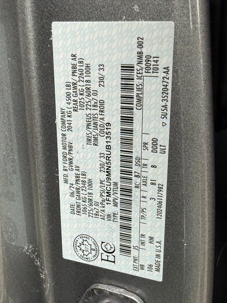 Used 2024 Ford Escape ST-Line image 44