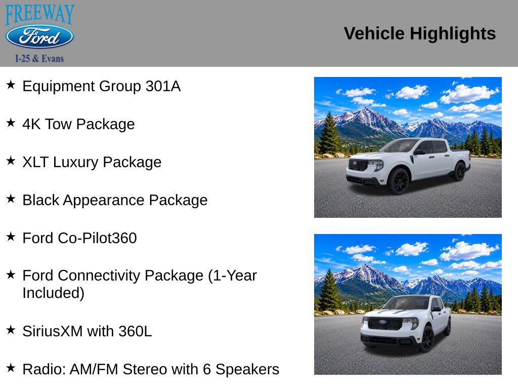 New 2026 Ford Maverick XLT w/ Equipment Group 301A AWD/4WD image 2