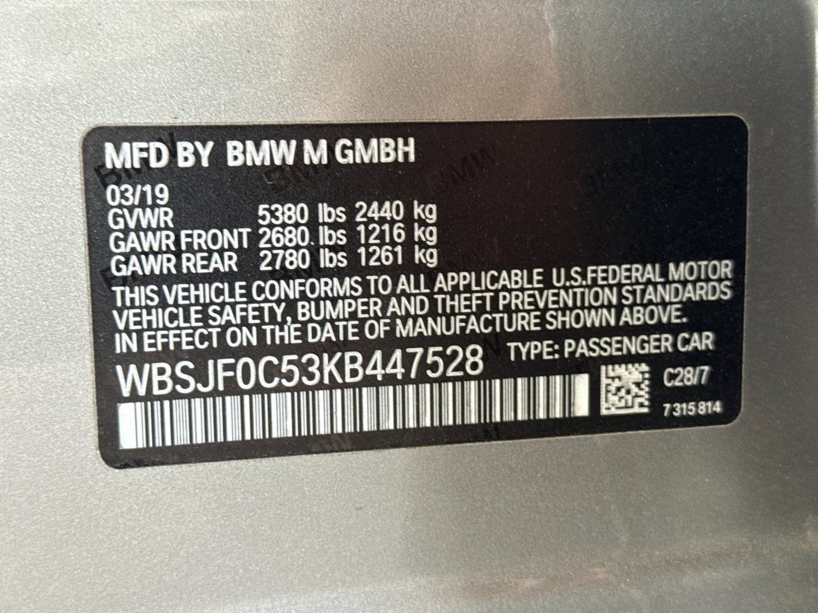 Used 2019 BMW M5 w/ Executive Package AWD/4WD image 28
