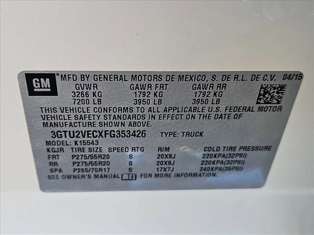 Used 2015 GMC Sierra 1500 SLT w/ Driver Alert Package image 30