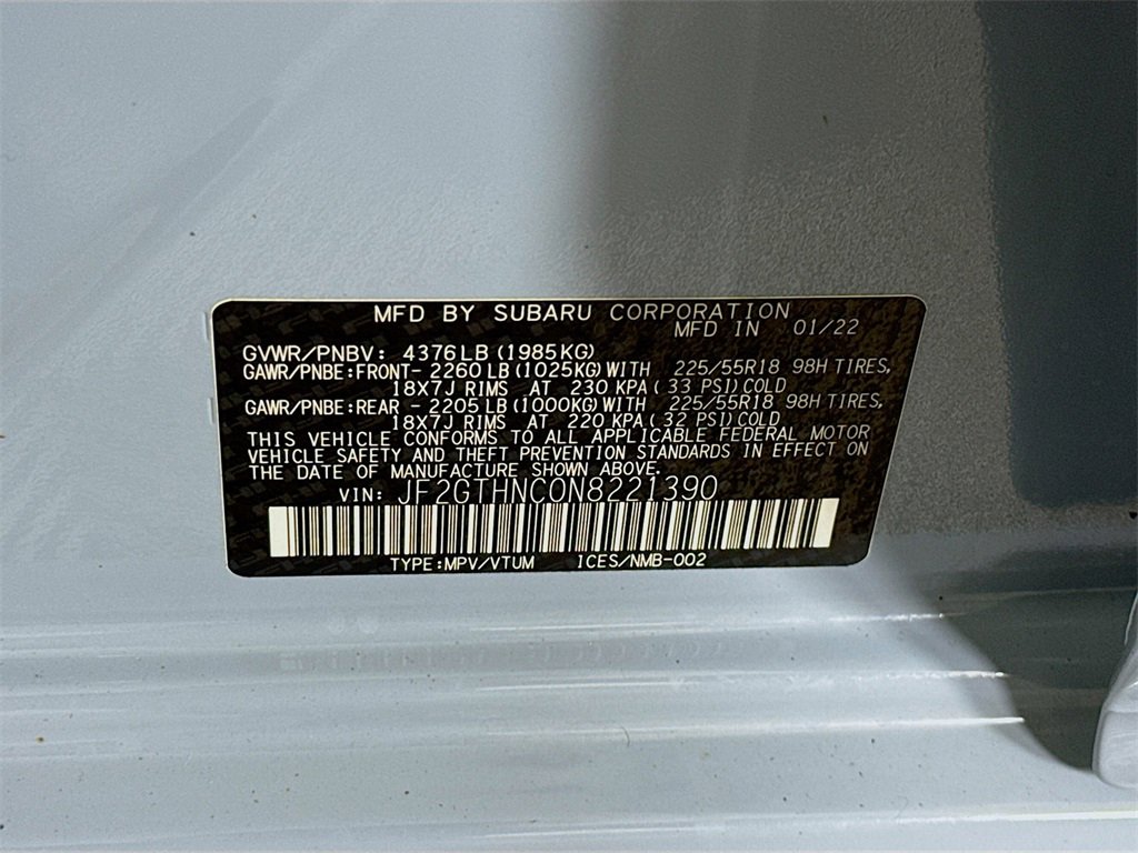 Used 2022 Subaru Crosstrek 2.5i Limited w/ Moonroof Package 2 image 38