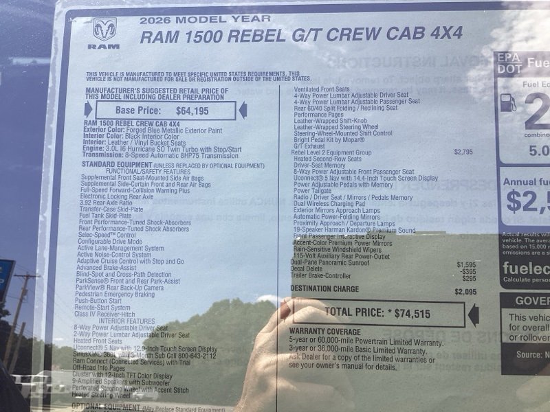 New 2026 RAM 1500 Rebel image 18
