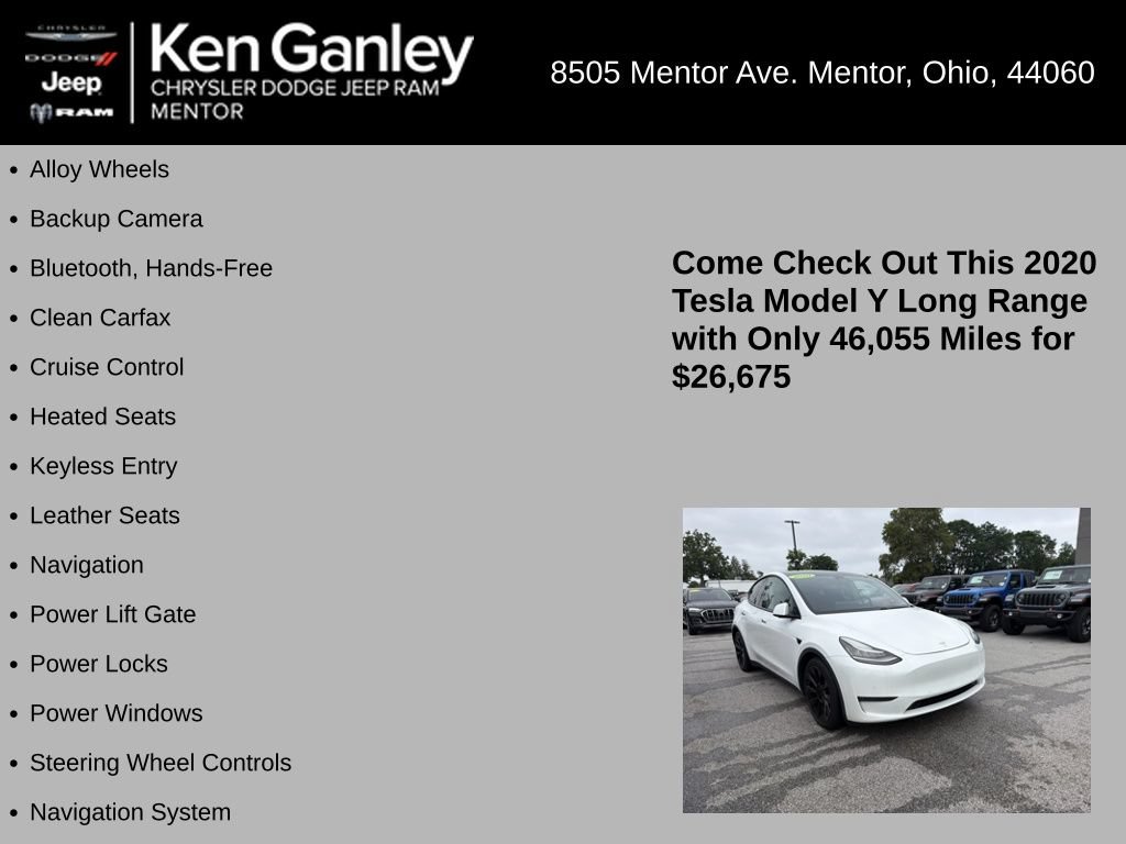 Used 2020 Tesla Model Y Long Range AWD/4WD image 5