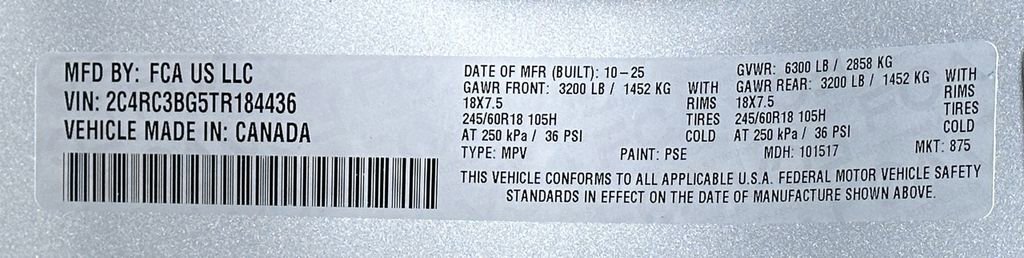 New 2026 Chrysler Pacifica Select AWD/4WD image 54