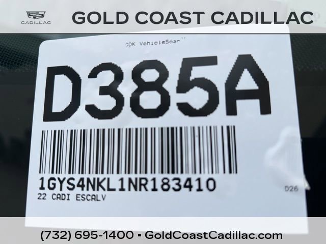 Certified 2022 Cadillac Escalade ESV Sport AWD/4WD image 33