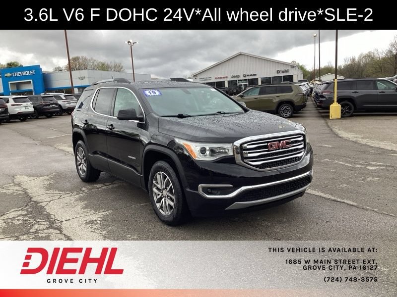 Used 2019 GMC Acadia SLE w/ Driver Alert Package I AWD/4WD image 1