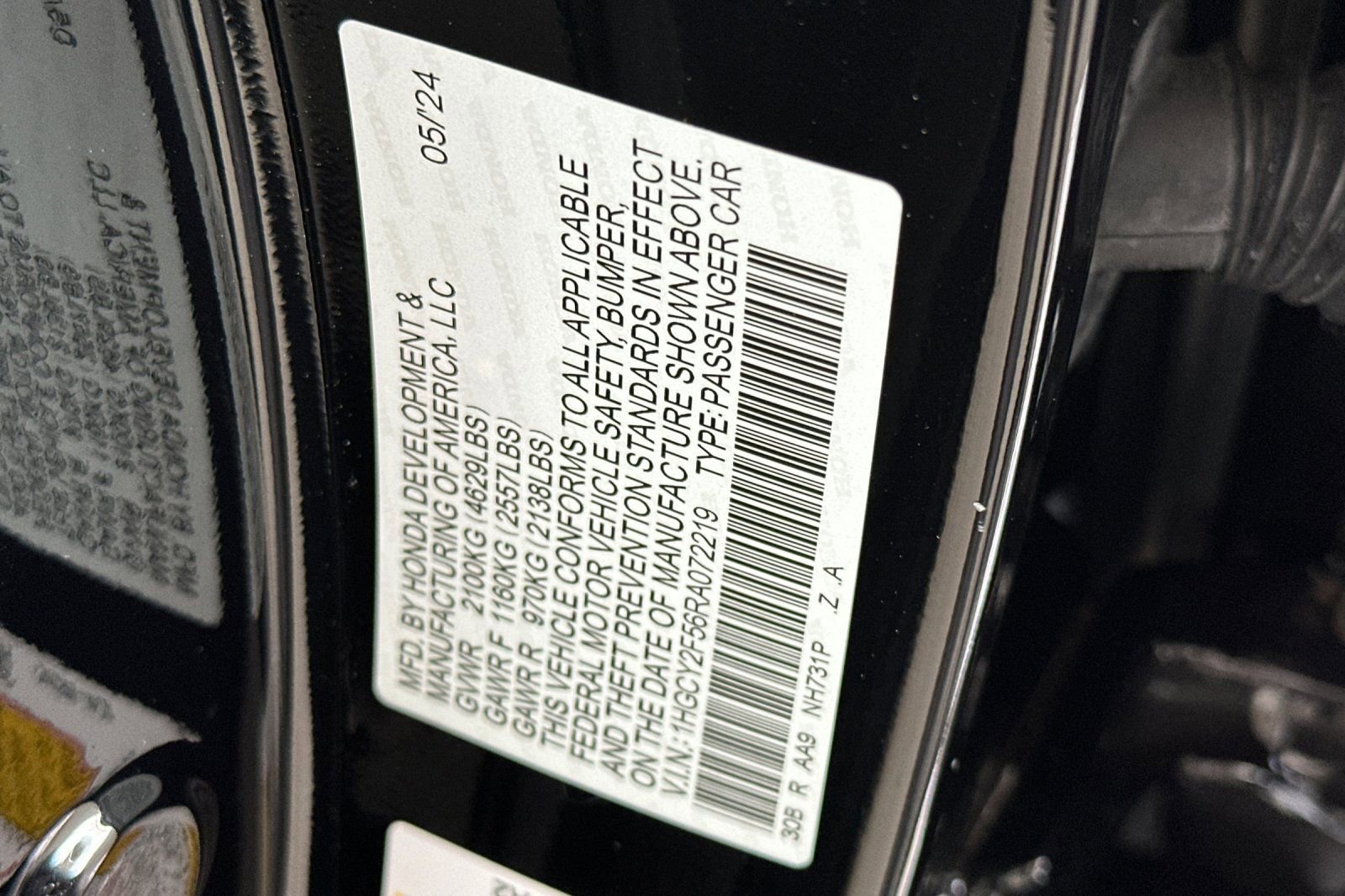 Certified 2024 Honda Accord Sport image 27
