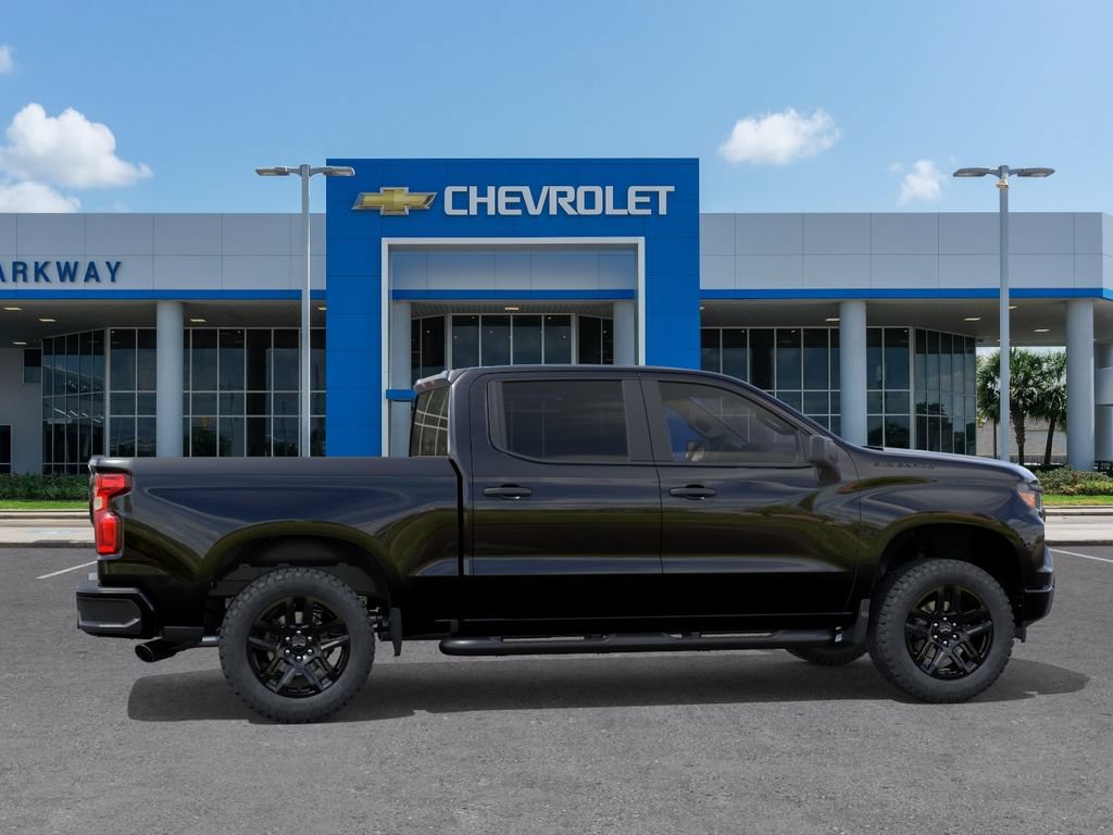 New 2026 Chevrolet Silverado 1500 Custom w/ Turbomax Blackout Package RWD image 5