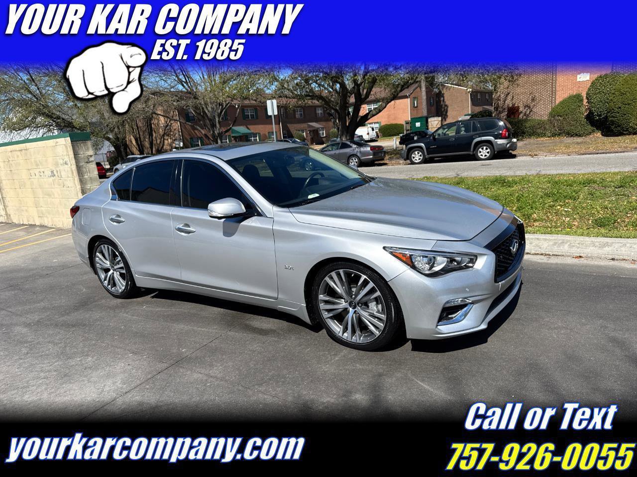 Used 2019 INFINITI Q50 Sport w/ Cargo Package (L96) image 1
