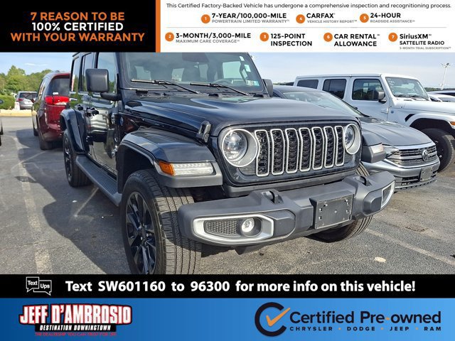 Certified 2025 Jeep Wrangler Unlimited Sahara