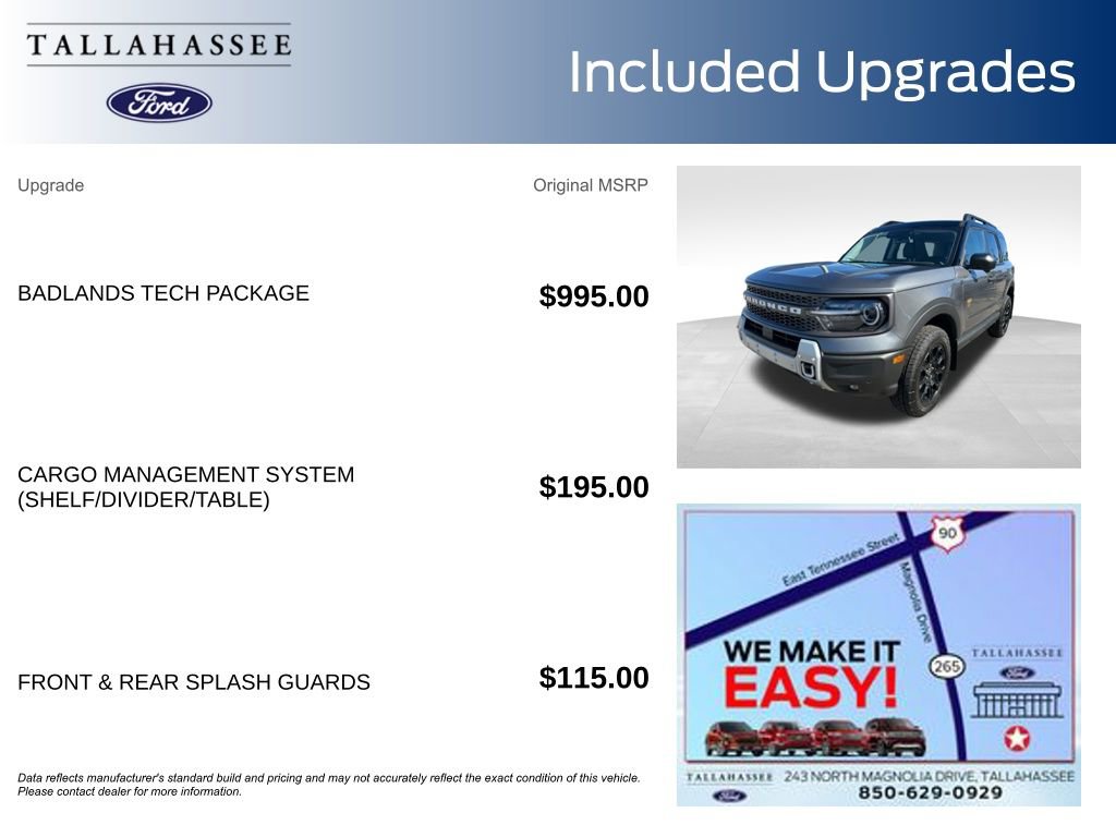 New 2026 Ford Bronco Sport Badlands w/ Badlands Tech Package AWD/4WD image 3