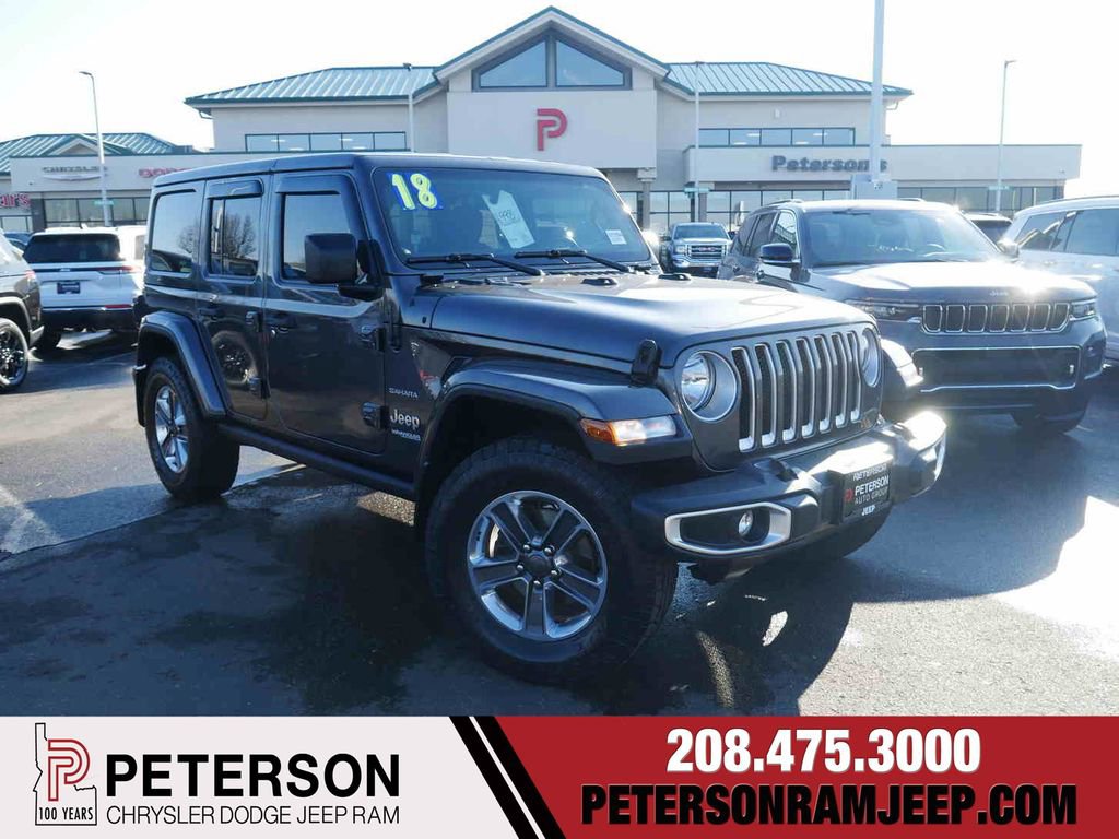 Used 2018 Jeep Wrangler Unlimited Sahara image 1