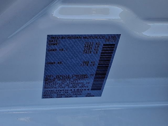 New 2025 Nissan Altima 2.5 SL image 11