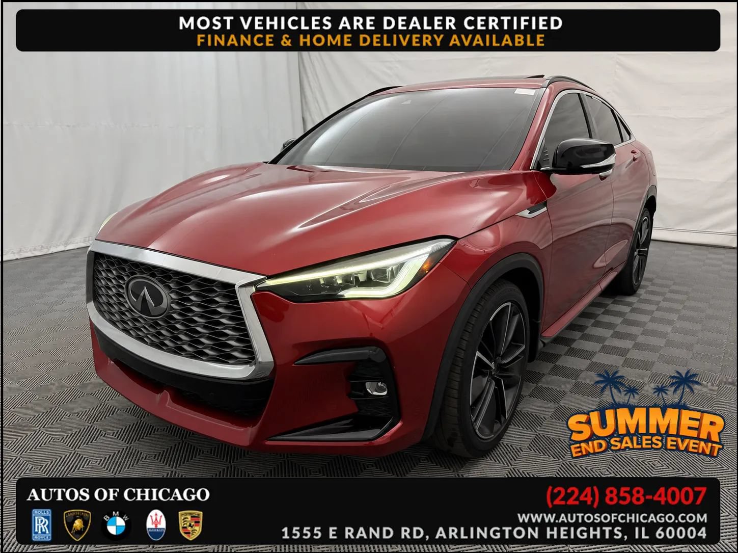 Used 2022 INFINITI QX55 Essential w/ Proassist Package AWD/4WD image 1