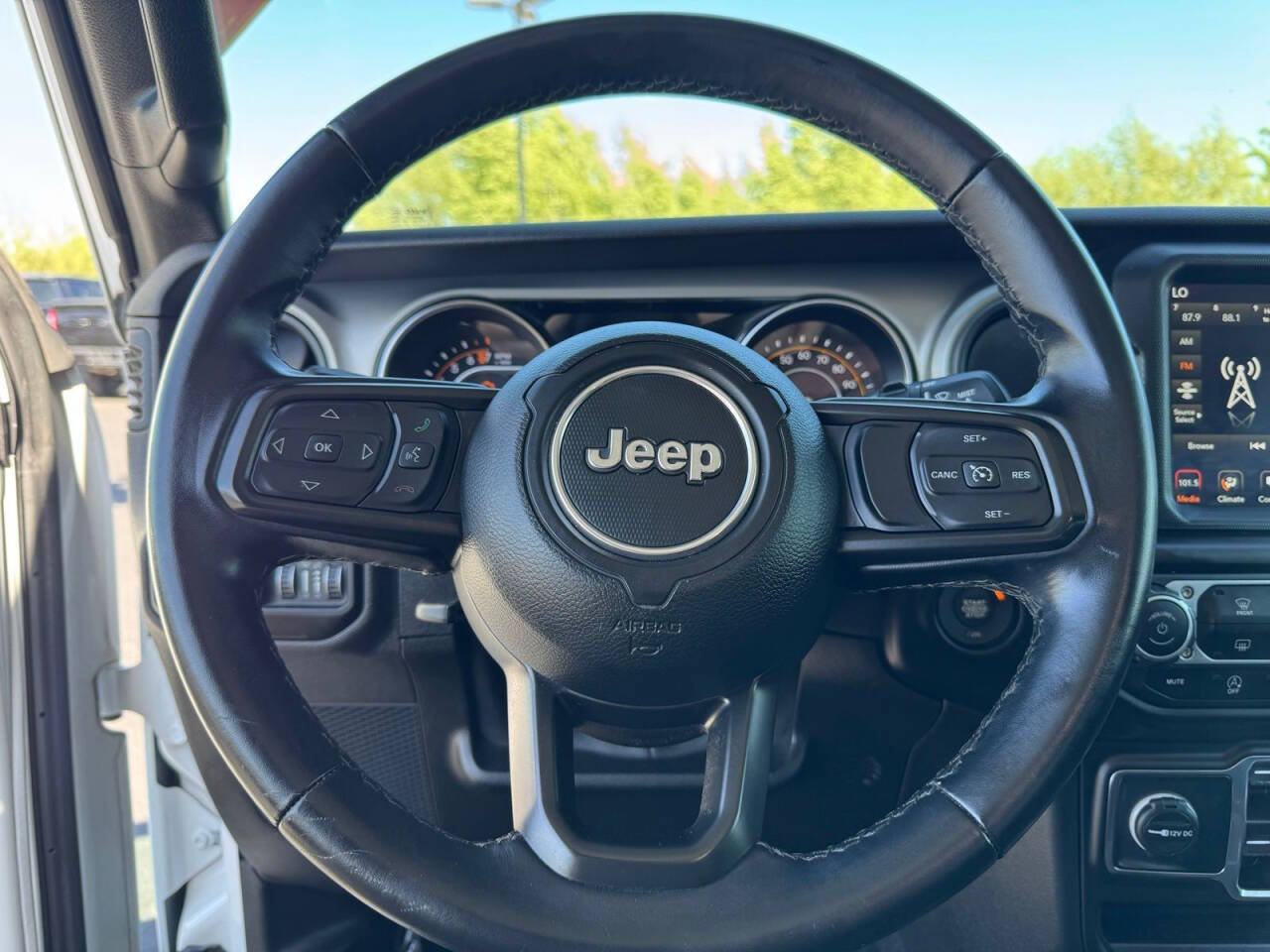 Used 2021 Jeep Wrangler Unlimited Sport w/ Uconnect 4C Nav & Sound Group AWD/4WD image 16