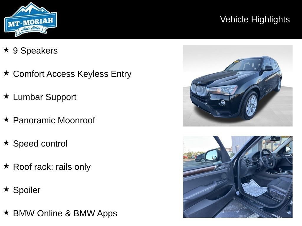 Used 2017 BMW X3 sDrive28i image 8