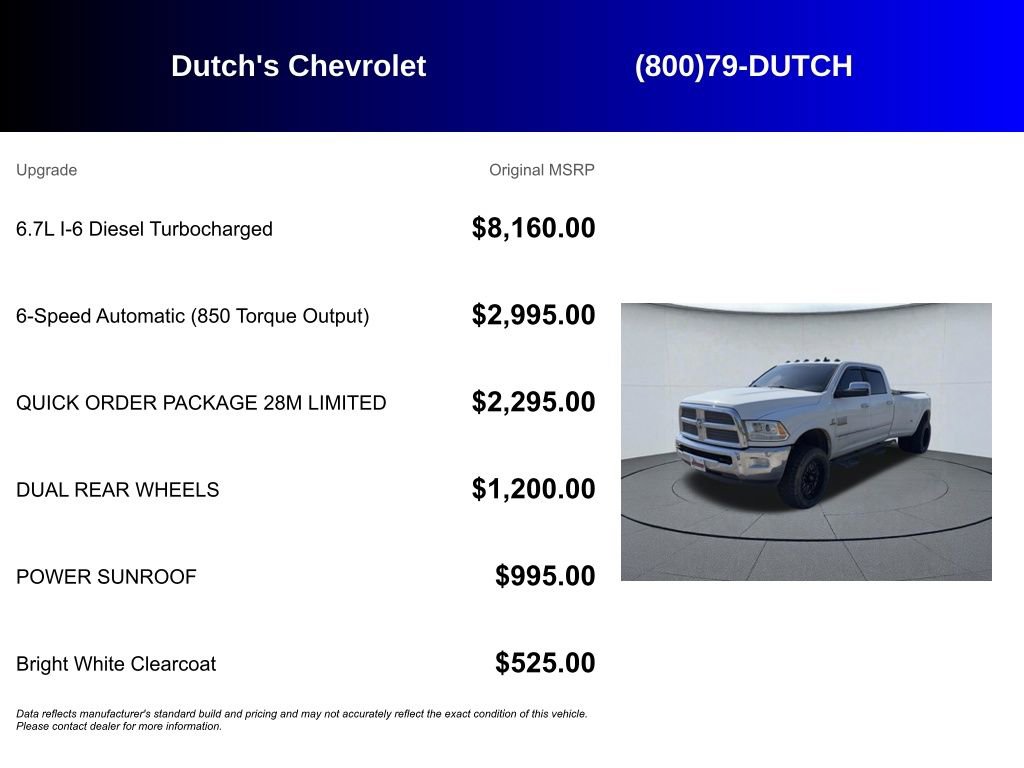 Used 2014 RAM 3500 Laramie Longhorn AWD/4WD image 5