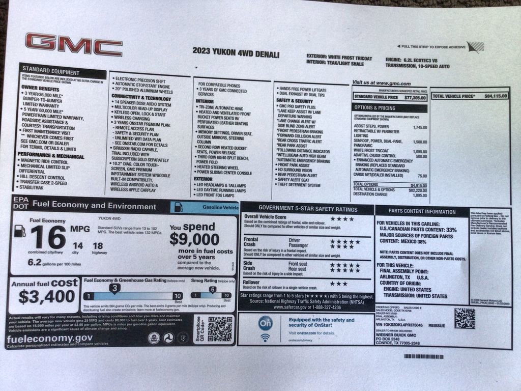 Used 2023 GMC Yukon Denali image 37