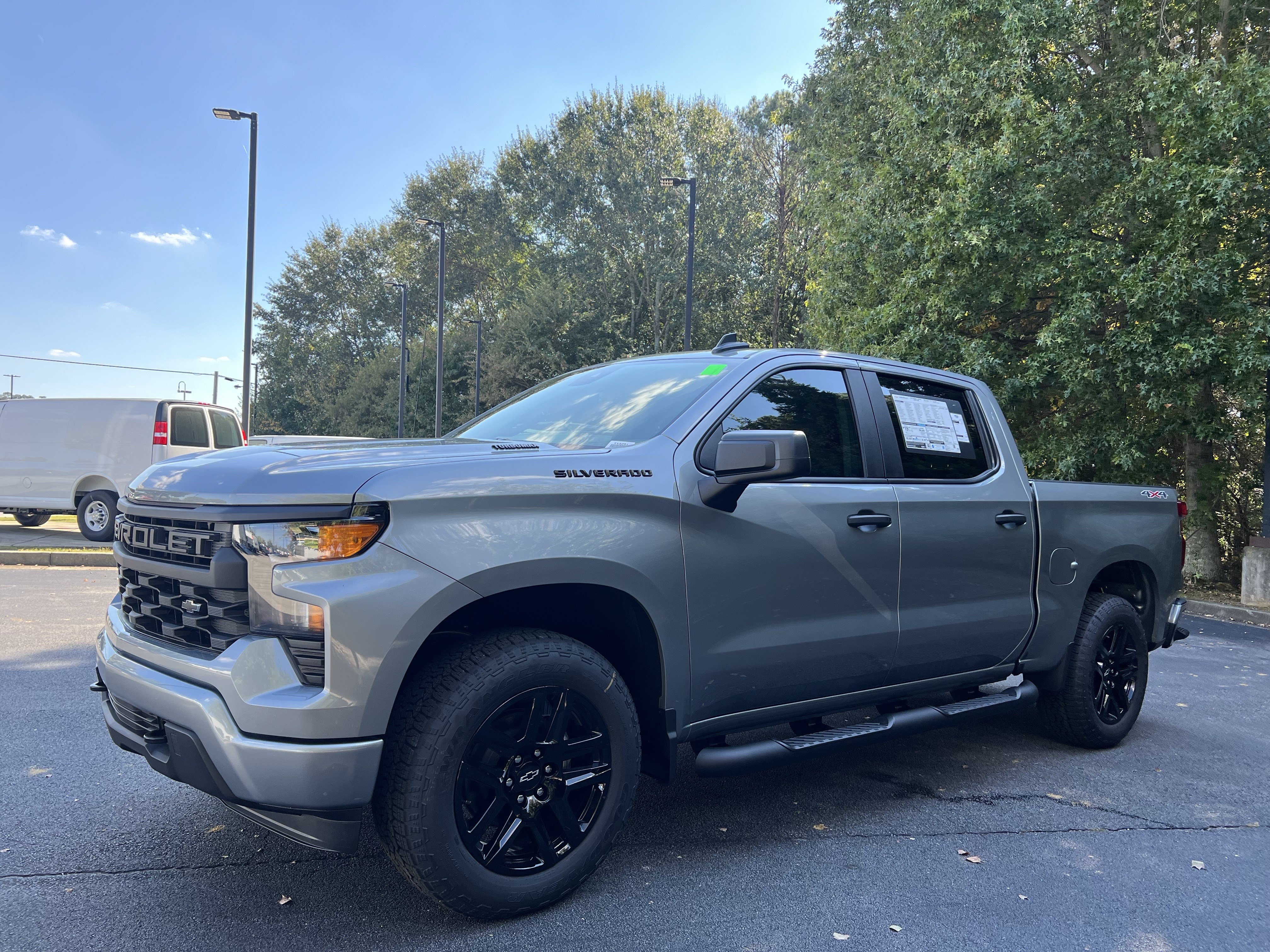 New 2026 Chevrolet Silverado 1500 Custom w/ Turbomax Blackout Package AWD/4WD image 5