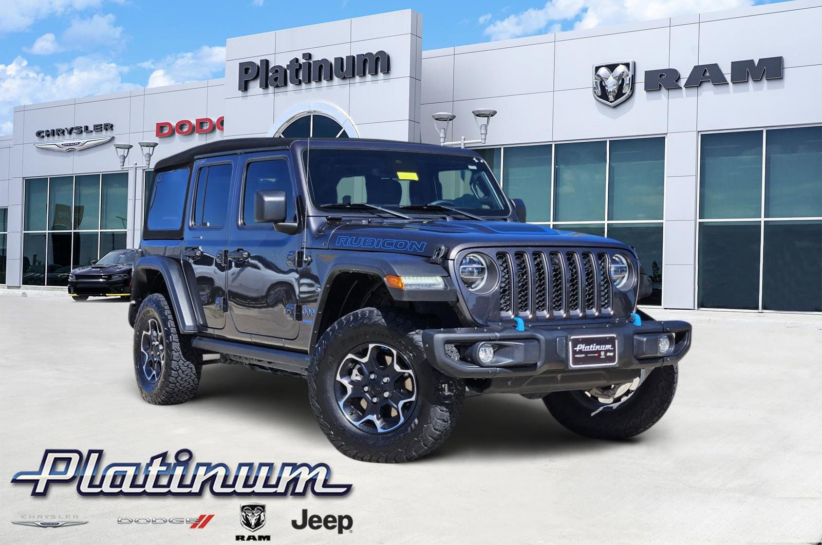 Used 2022 Jeep Wrangler Unlimited Rubicon 4xe w/ Steel Bumper Group