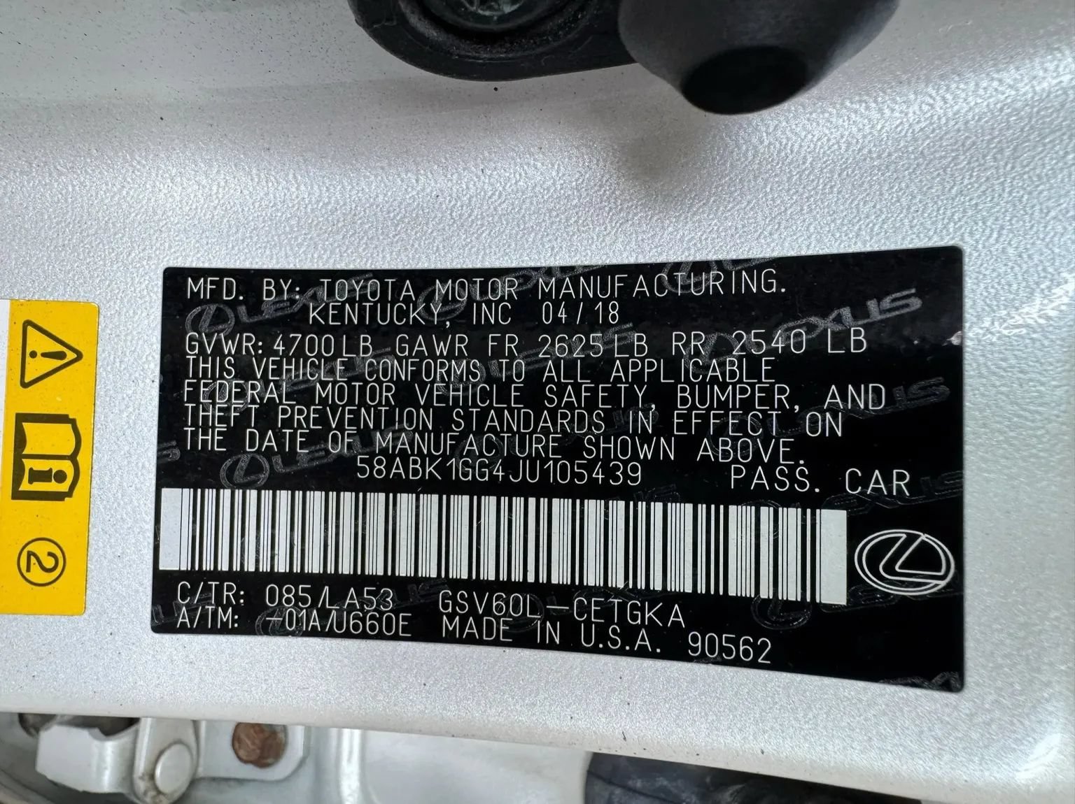 Used 2018 Lexus ES 350 w/ Premier Package FWD image 33