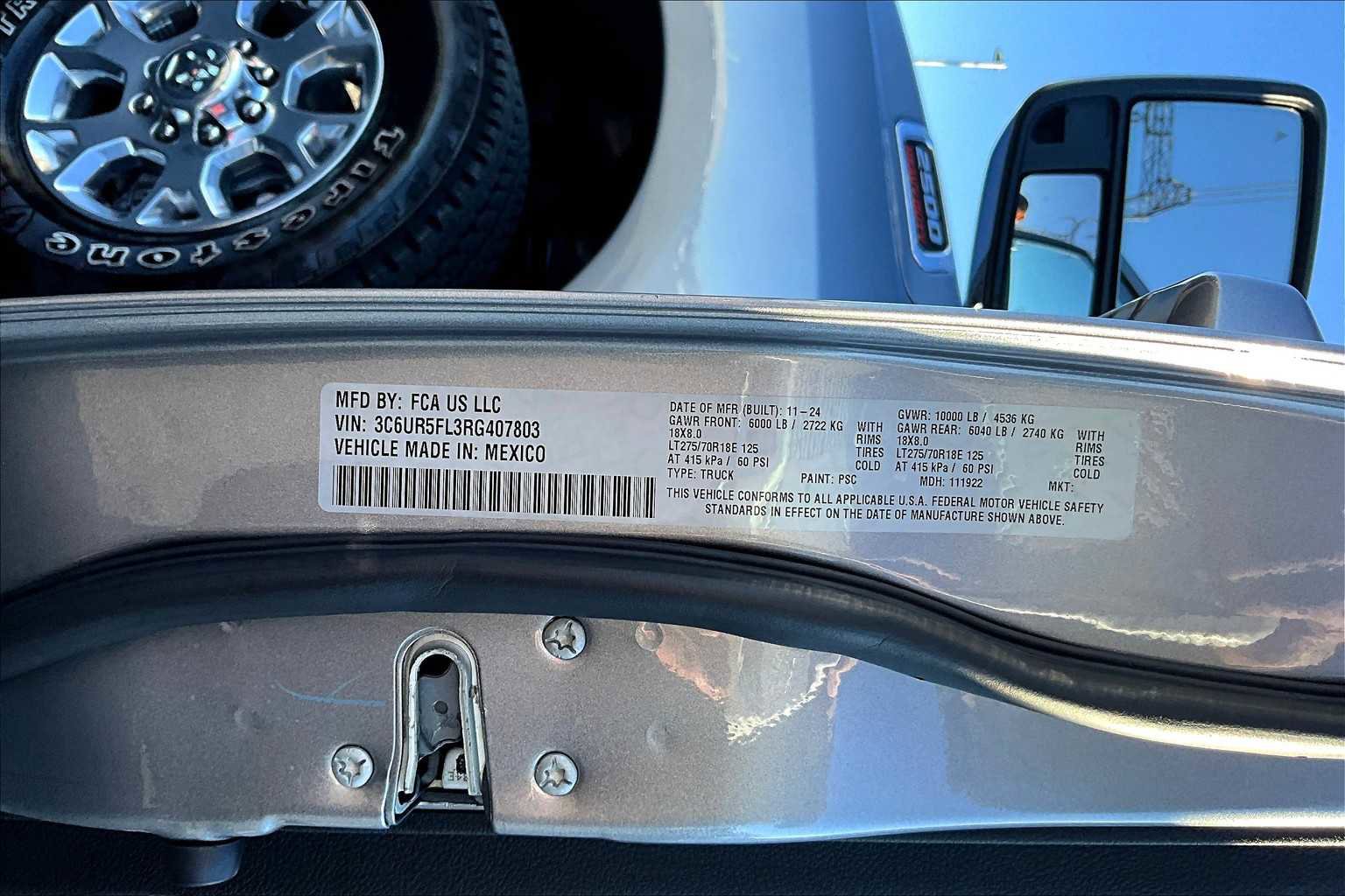 Used 2024 RAM 2500 Laramie w/ Safety Group image 21