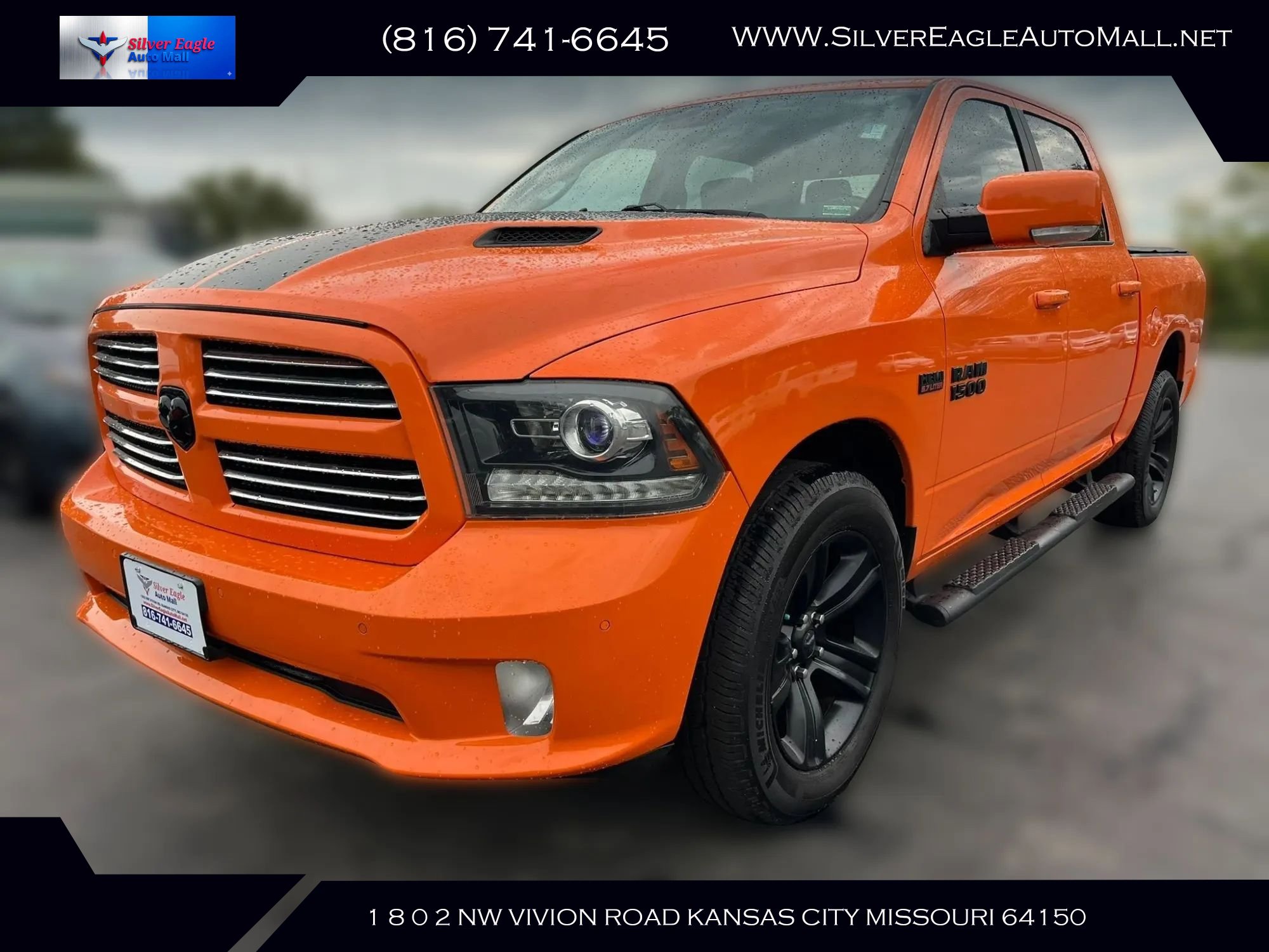 Used 2017 RAM 1500 Sport w/ Ignition Orange Sport Package