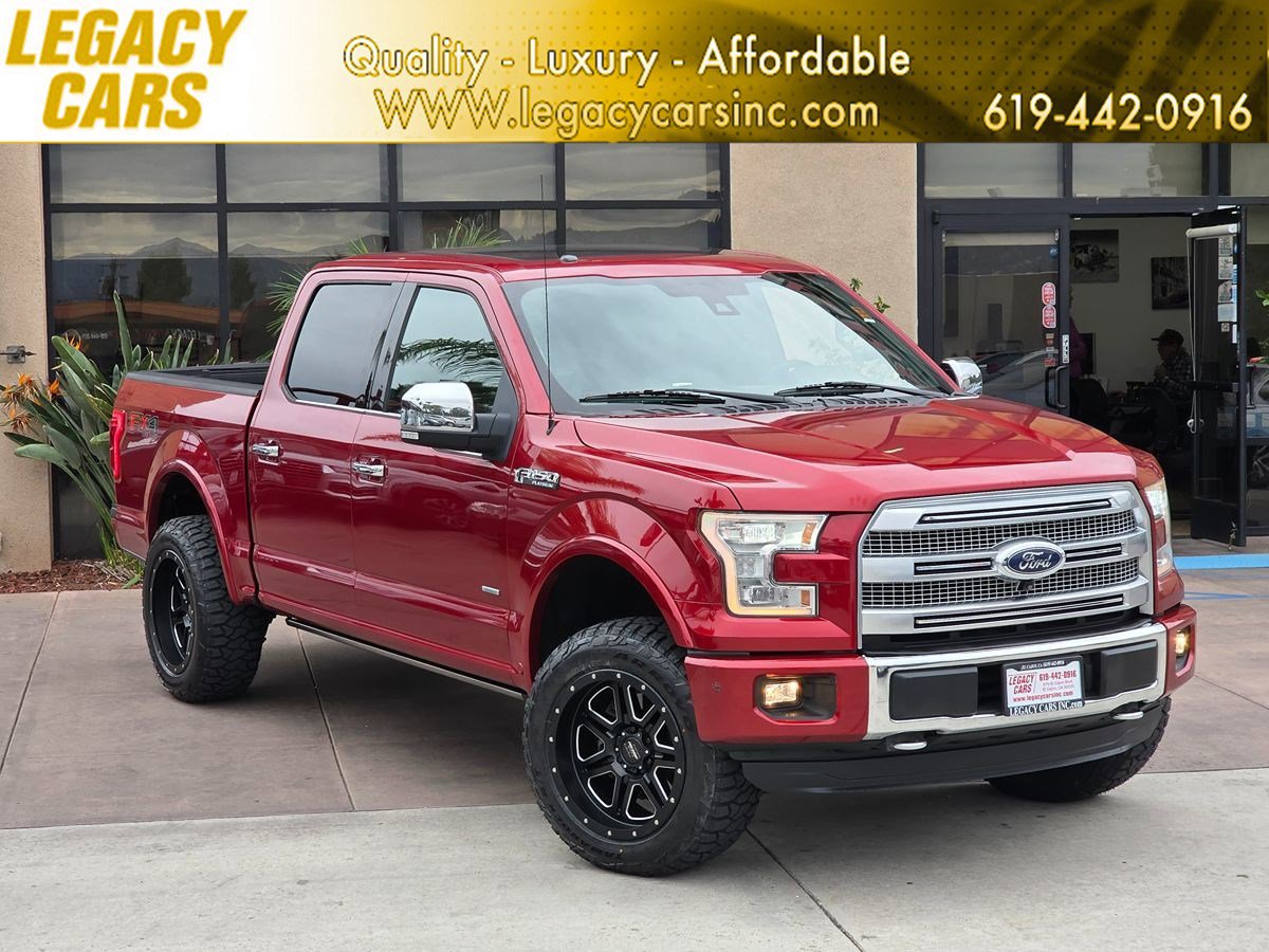 Used 2015 Ford F150 Platinum w/ Equipment Group 701A Luxury image 1