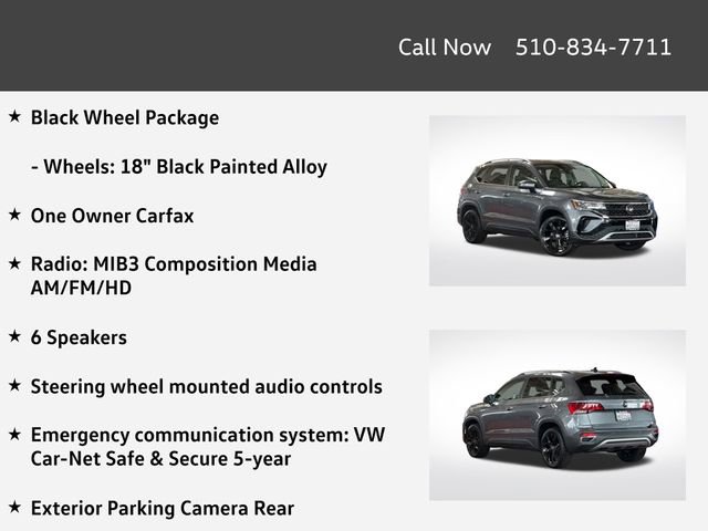 Certified 2023 Volkswagen Taos SE w/ Black Wheel Package image 4