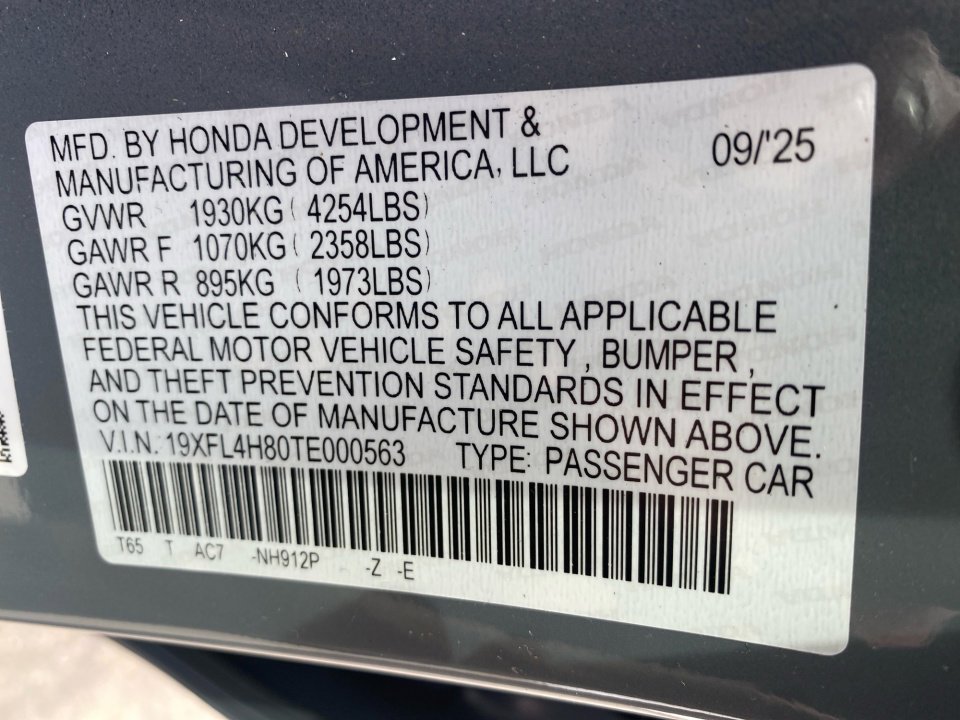 Certified 2026 Honda Civic Sport image 39