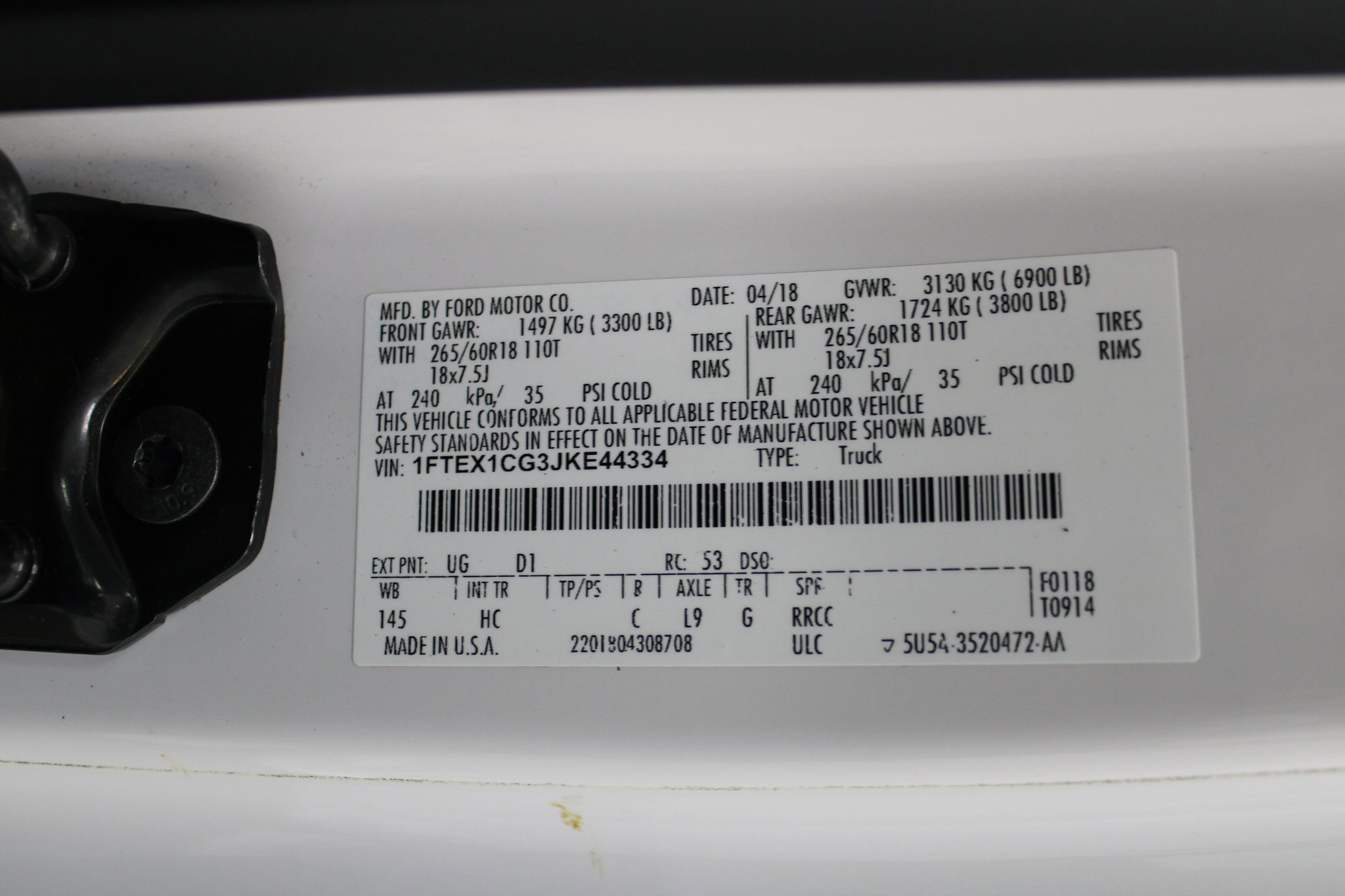 Used 2018 Ford F150 Lariat w/ Equipment Group 501A Mid image 43