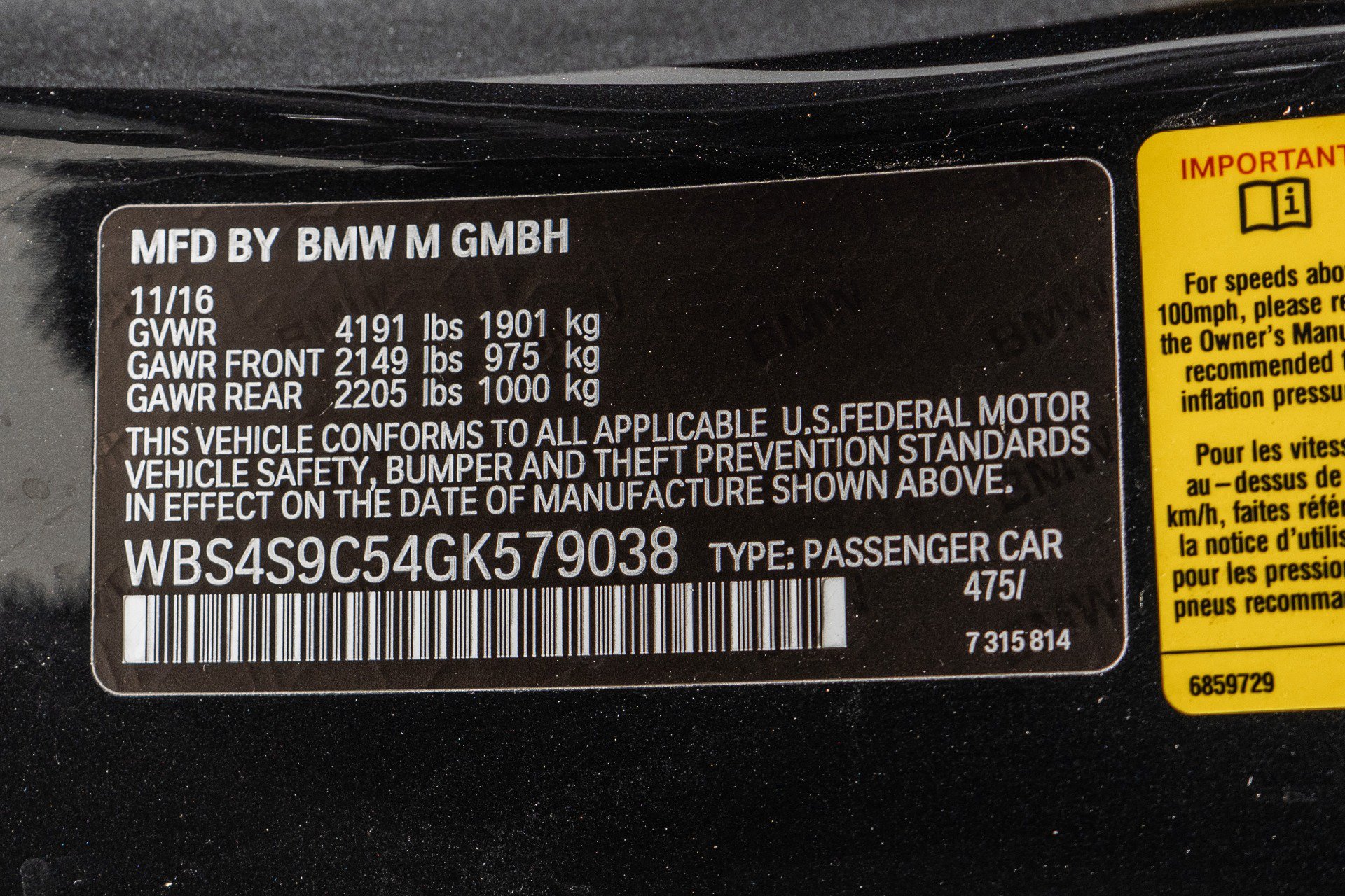 Used 2016 BMW M4 GTS RWD image 20