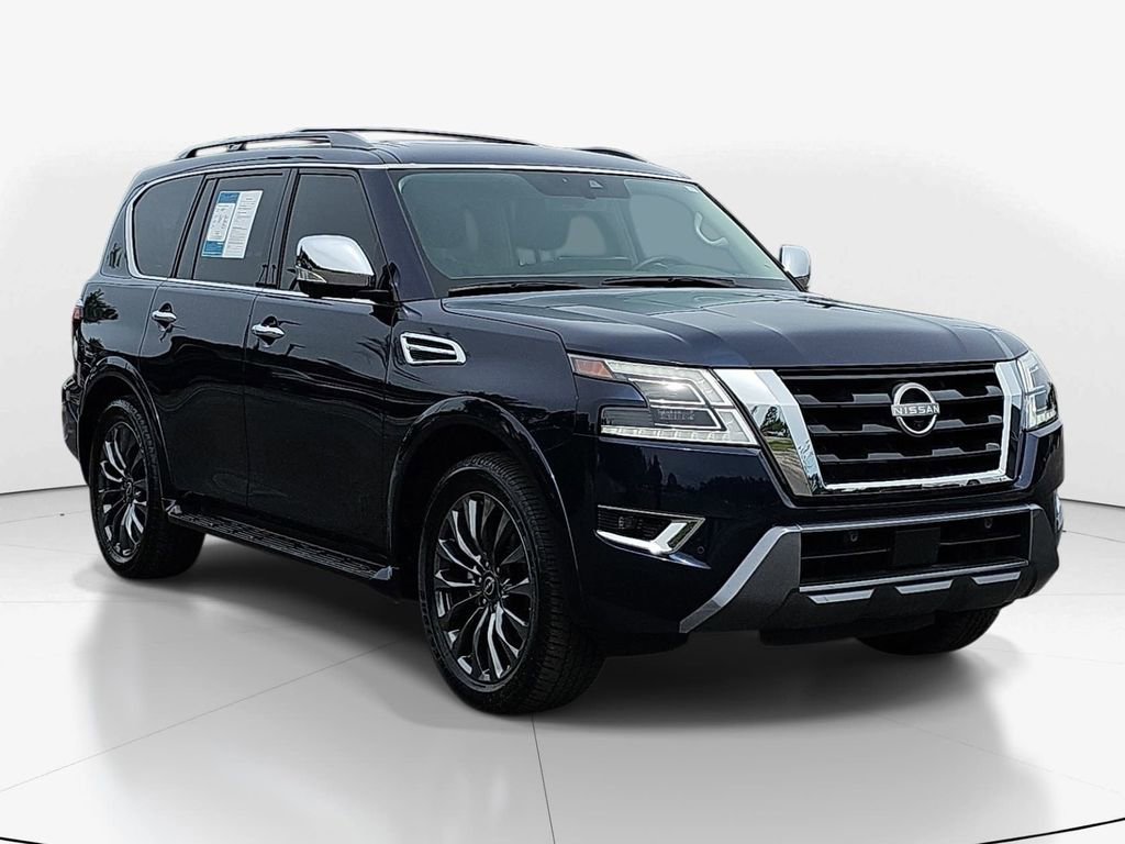 Used 2024 Nissan Armada Platinum w/ Captain's Chairs Package image 2