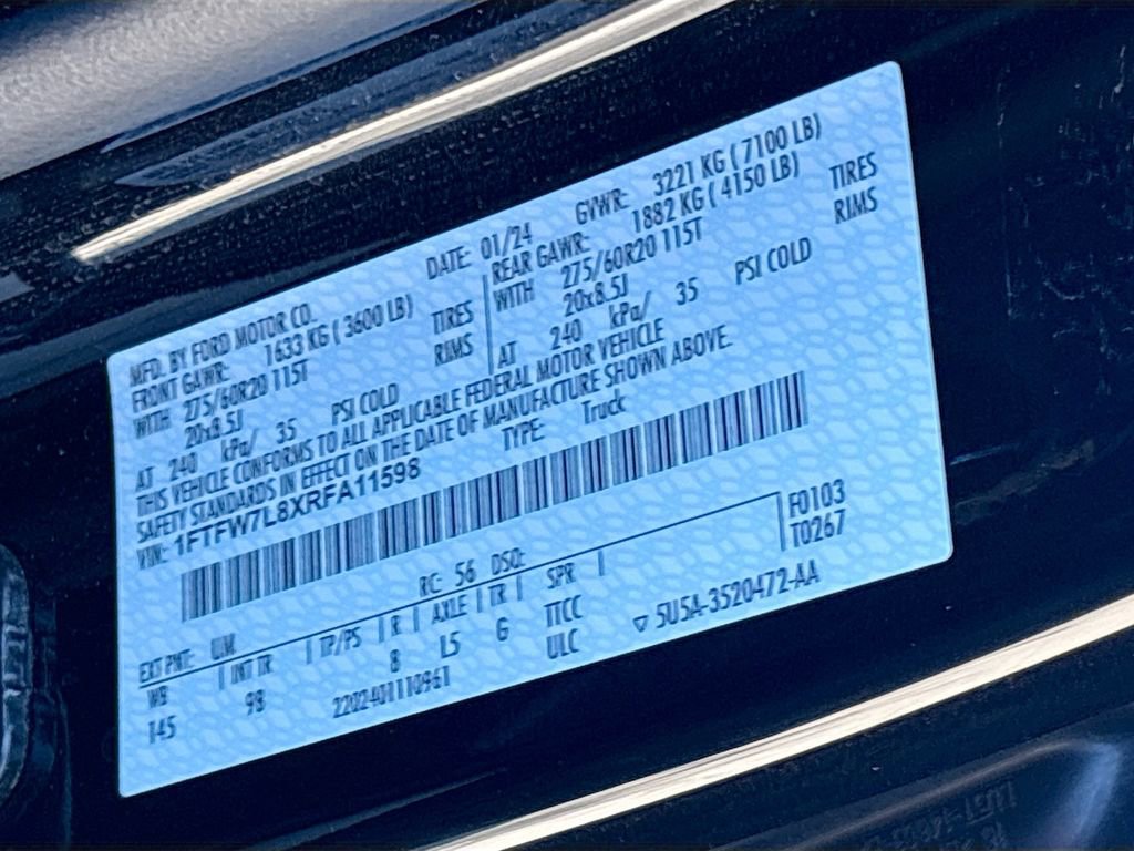 Used 2024 Ford F150 Platinum w/ Equipment Group 702A High image 34