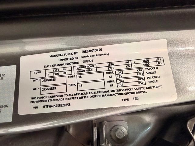 Used 2025 Ford F150 Tremor w/ Tow/Haul Package AWD/4WD image 60